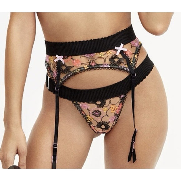 New! For Love and Lemons Sunrise Garter Belt XS - Picture 1 of 6